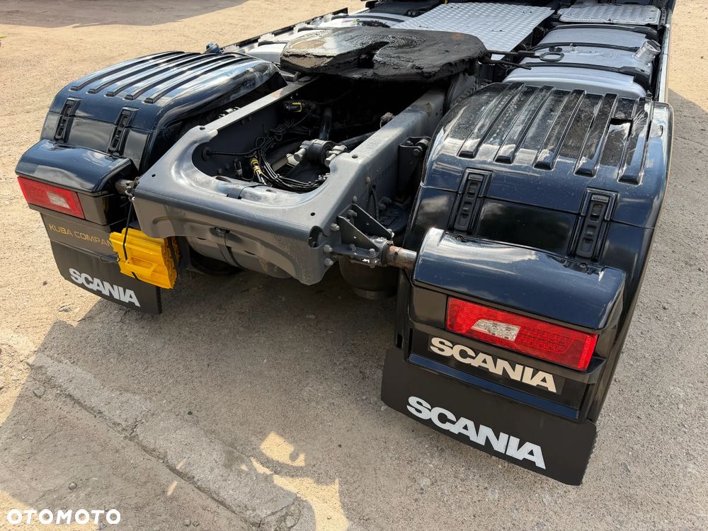 Scania S500 / RETARDER / PARK COOL / KLIMA POSTOJOWA / FULL SERWIS KONTRAKT ASO SCANIA / INTARDER / ŚWIATŁA LED / NAJWIĘKSZE ZBIORNIKI 1400 L / FULL SPOJLERY / CAŁA CZARNA 2021 ROK !! - 10