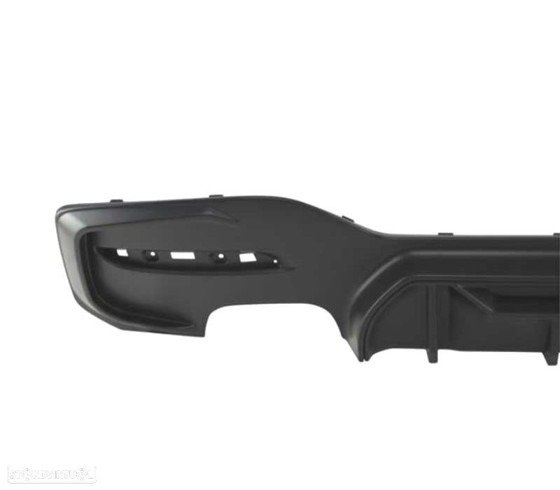 DIFUSOR TRASEIRO BMW F20 LCI 15-19 LOOK COMPETITION PRETO MATE - 2