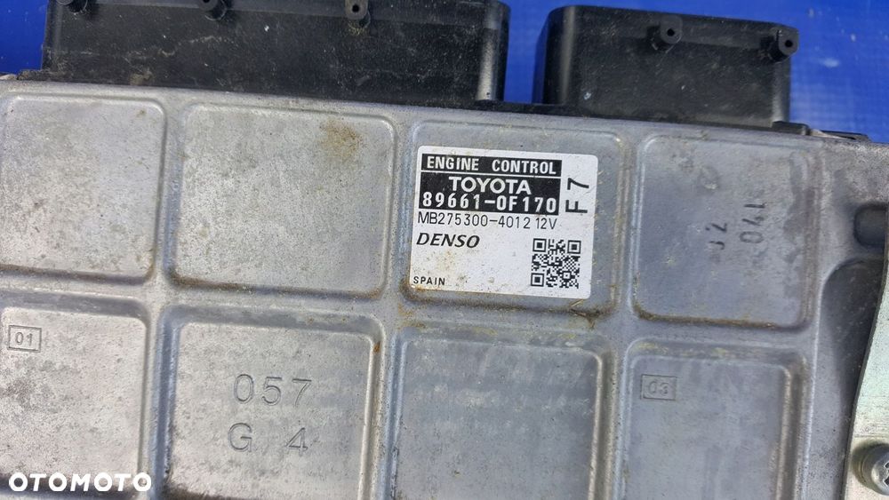 verso 09-12 sterownik 89661-0F170 komputer - 2