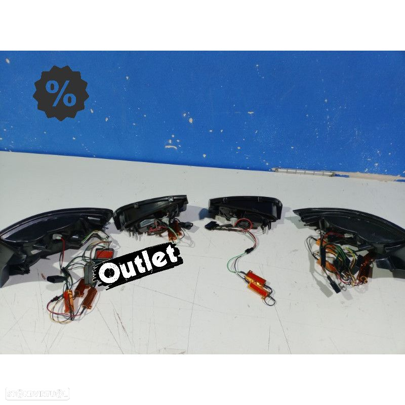 R012405C2 FAROLINS AUDI A4 B8 AVANT LEDS DINAMICO PRETOS 08-11 CARDNA TUBELIGHT - 6