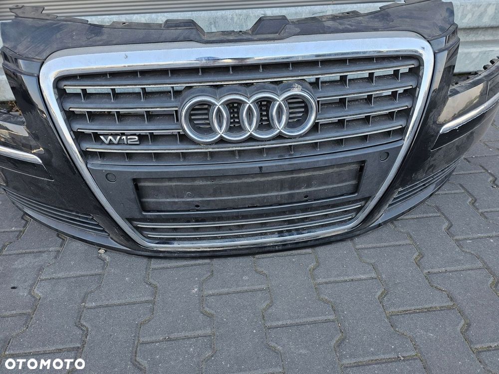 ZDERZAK PRZOD PRZEDNI AUDI A8 D3 LIFT 05-10 4E0807437AA KOLOR LZ9W - 2