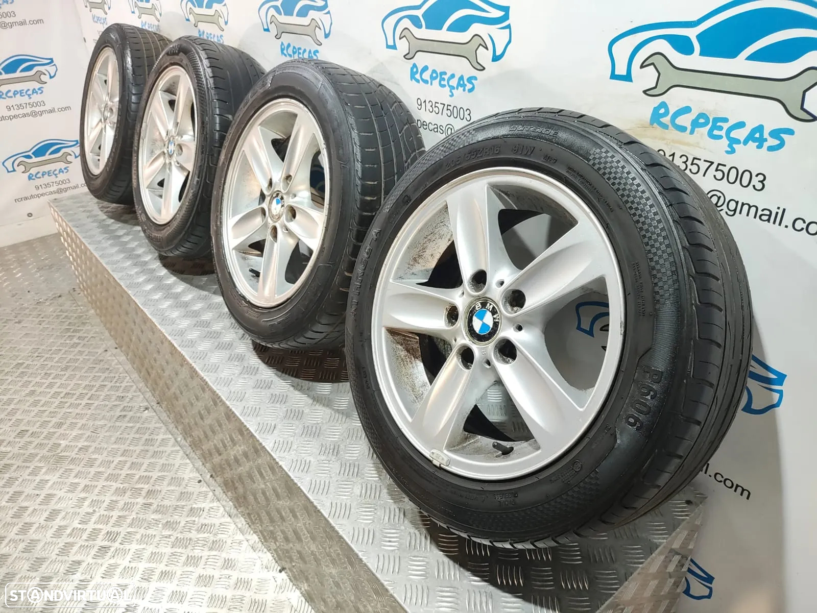 Conjunto Jantes 16 Originais BMW 7J ET44 5X120 6769401 - 12
