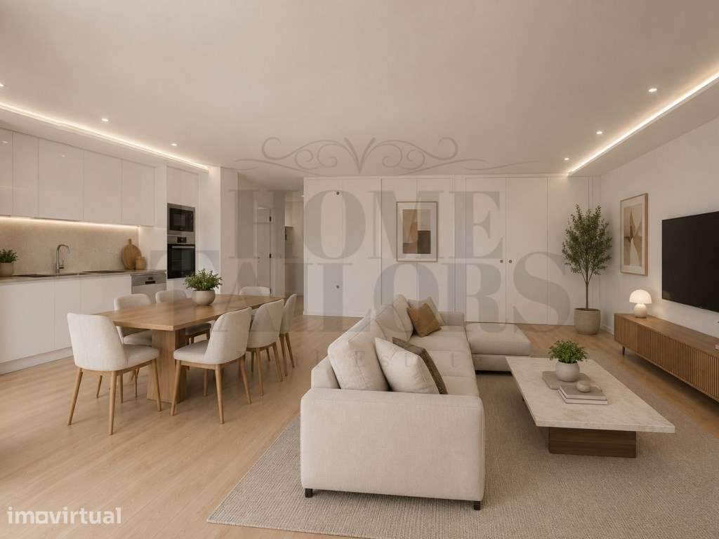 Apartamento T3 Contemporâneo com Duas Suítes e Excelente Exposição ... - Grande imagem: 5/15