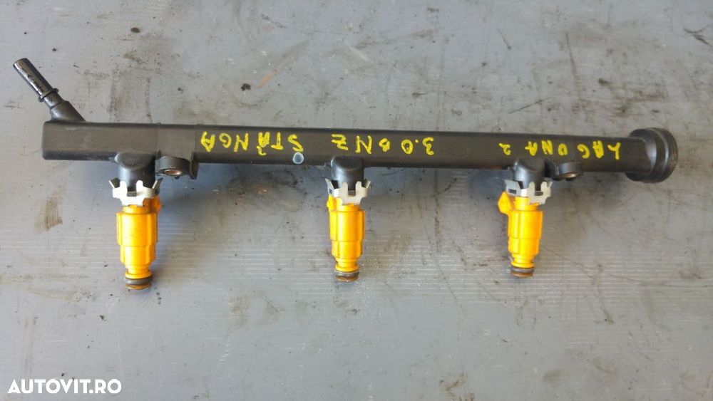 rampa cu injectoare stanga renault laguna 2 clio 2 peugeot 407 607 3.0 benzina 9630333080 0280155994 - 1