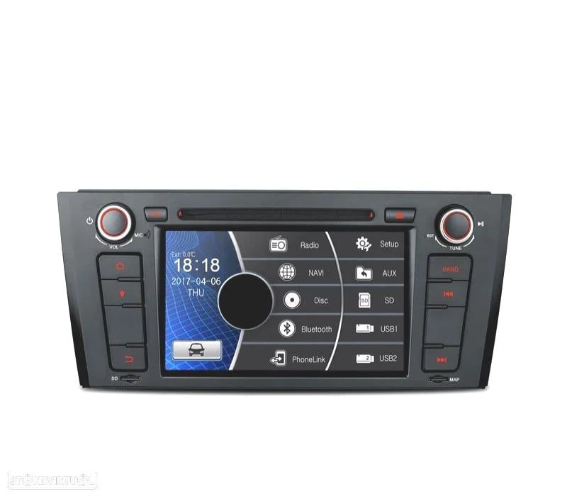 AUTO RADIO 2DIN 7" BMW SERIE 1 E81 E82 E87 E88 04-11 USB GPS TACTIL HD - 1