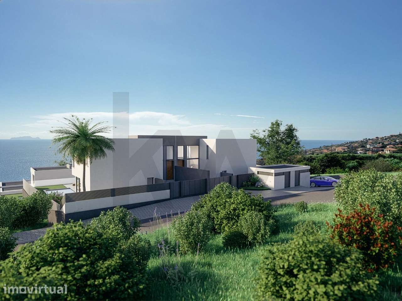 MORADIA T3 em construção com Piscina e vista mar, Gaula | Santa Cruz - Grande imagem: 3/17