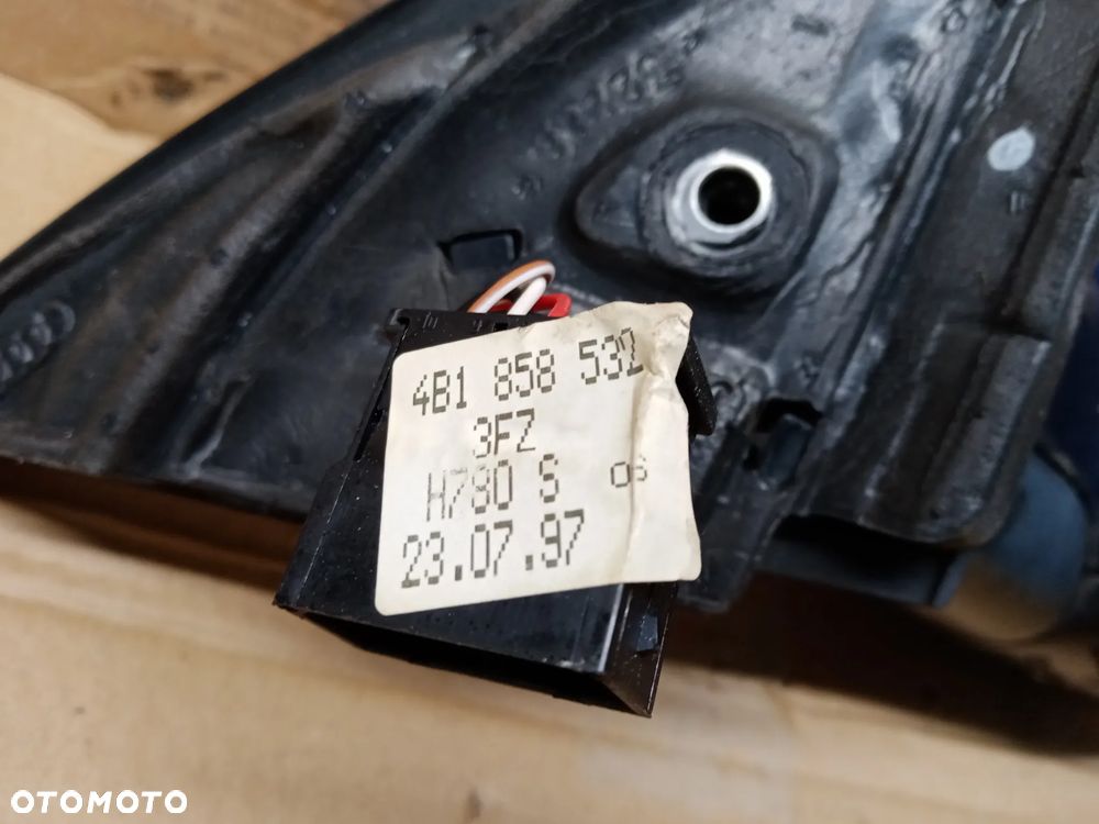 Lusterko zewnętrzne prawe Audi A6 C5 5 PIN 4B1858532 - 7