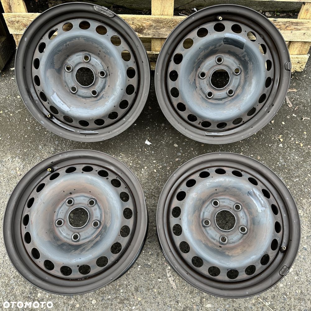 Felgi oryginalne stalowe 15 cali 5x112 ET47 VW Golf, Skoda inne - 1