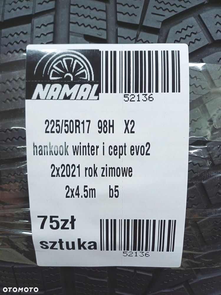 2x 225/50R17 hankook 2021 opony zimowe 52136 - 7