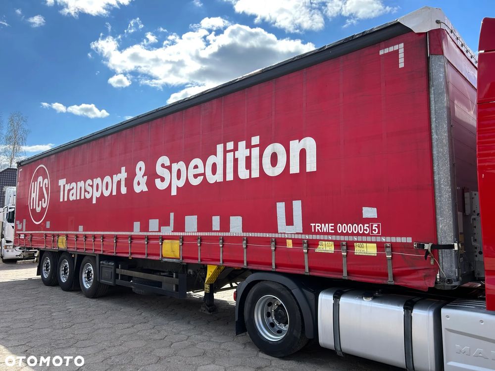 Schmitz Cargobull FIRANKA / 20 SZTUK / BARDZO ŁADNE OPONY / Z PEŁNYM WYPOSAŻENIEM DO ZAŁADUNKU / 2 KOŁA ZAPASOWE / DOSTĘPNE KOLORY SREBRNY - NIEBIESKI - CZERWONY / NOWE PLANDEKI !! - 19