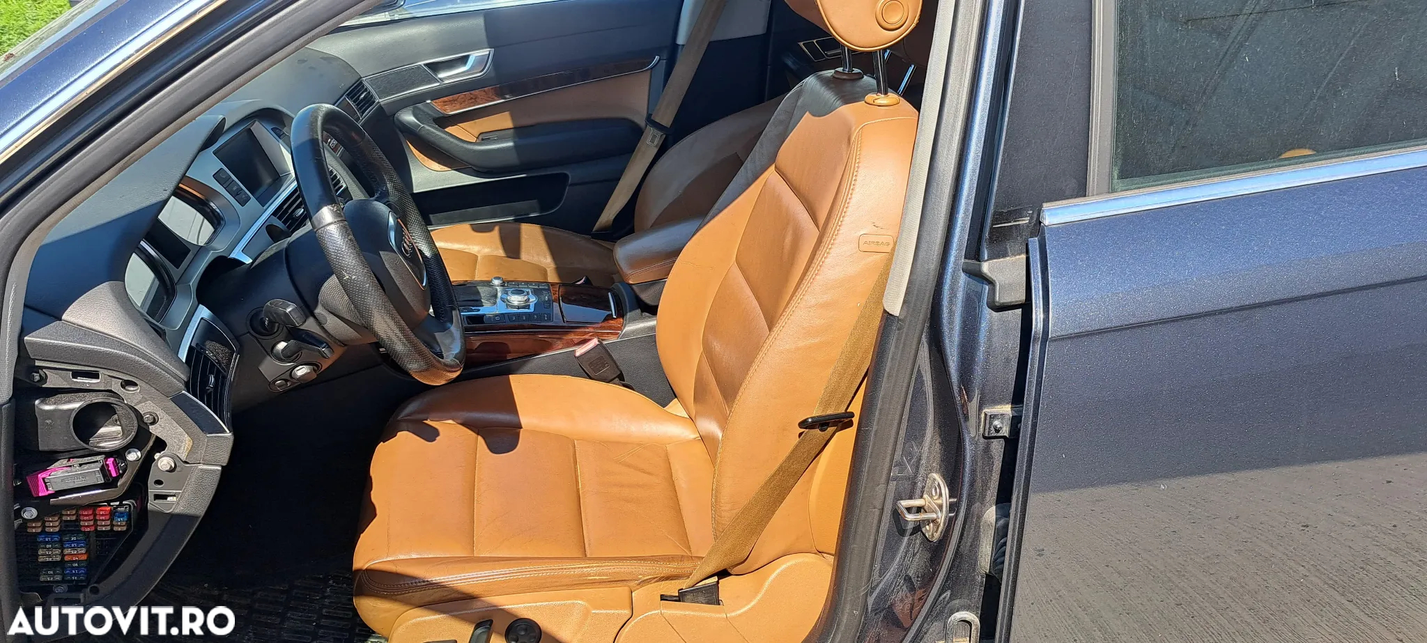 Interior Piele Valcona electric A6 C6 maro amaretto - 4