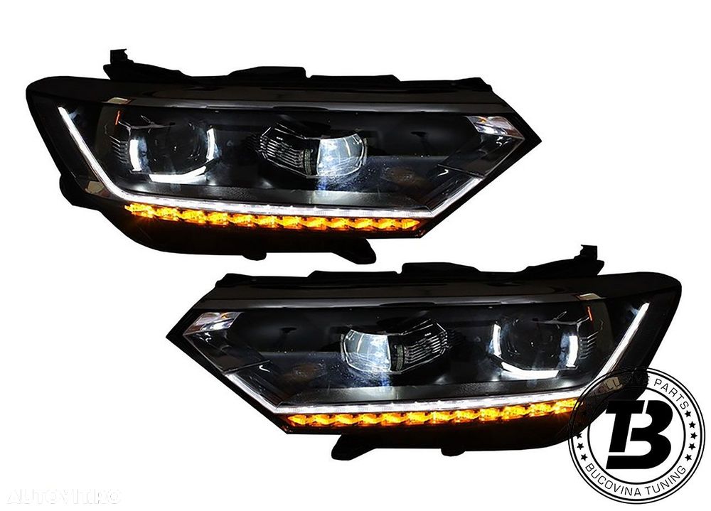 Faruri Full LED compatibile cu VW Passat B8 3G Matrix Design - 4