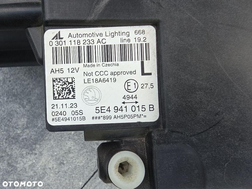 SKODA OCTAVIA 4 IV Lampy Kompletne Full Led Matrix 5E4941015B 5E4941016B - 15