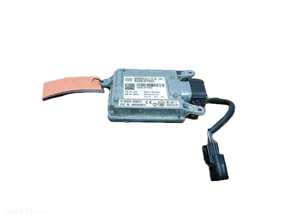 MAZDA 6 II GH 07-13 r. sterownik moduł świateł lewy G33D-67Y90C * - 2