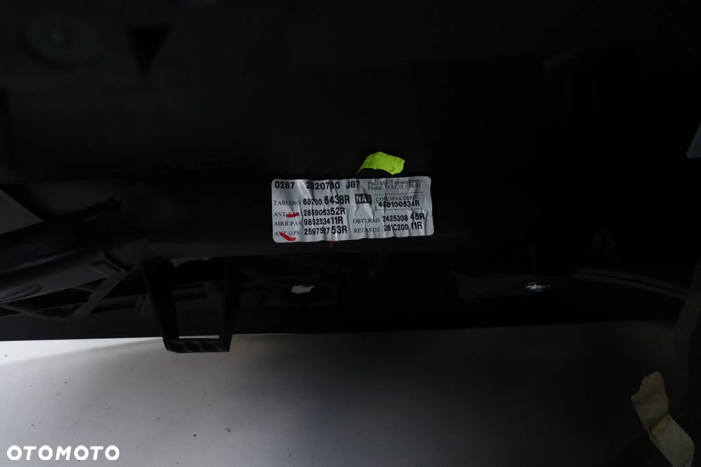 Deska Konsola AIRBAG Renault Captur Przedlift (13-16) ORYGINAŁ Demontaż - 15