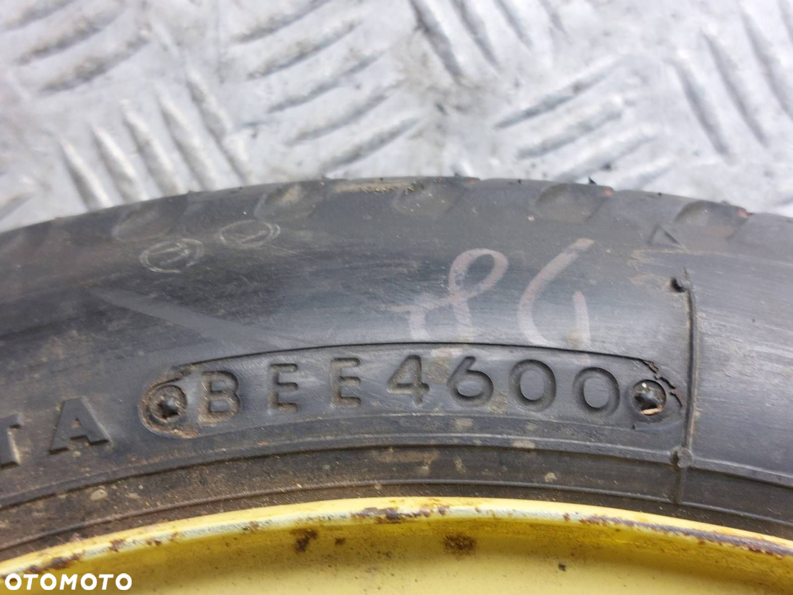 KOŁO DOJAZDOWE DOJAZDÓWKA 4X100 4Jx14 FI54,1 115/70R14 TOYOTA YARIS I - 4