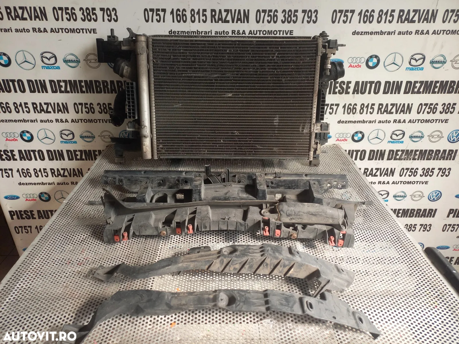 Trager Calandru Fata Grup Radiatoare Radiator Apa Clima Termocupla Electroventilator Opel Astra J 1 - 4