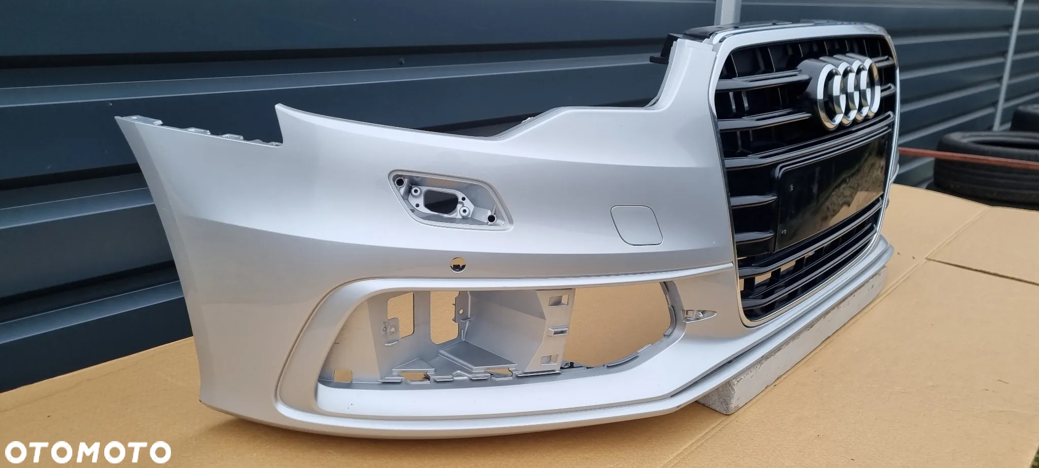 Audi A6 C7 S-LINE 11-14 zderzak przód oryginał MB343 - 8