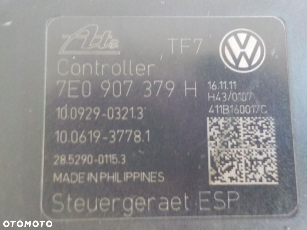 VW T5 LIFT POMPA MODUŁ ABS 7E0907379H 7E0614517F - 2