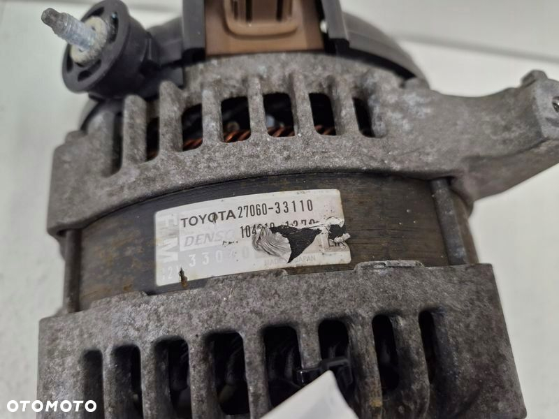 TOYOTA YARIS 3 III AURIS II TREZIA VERSO S 1.4 D D4D ALTERNATOR 27060-33110 - 5