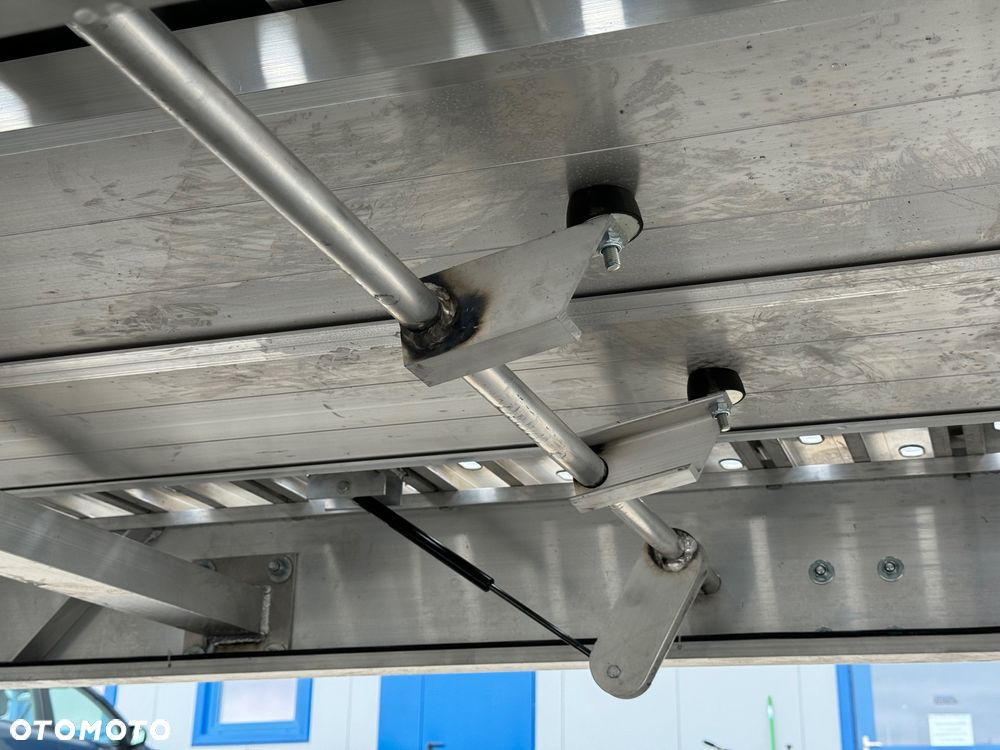 Gromex laweta aluminiowa | 850x210cm | DMC 3500kg | platforma na 2 auta | 3 osie AL-KO | OŚWIETLENIE LED - 29