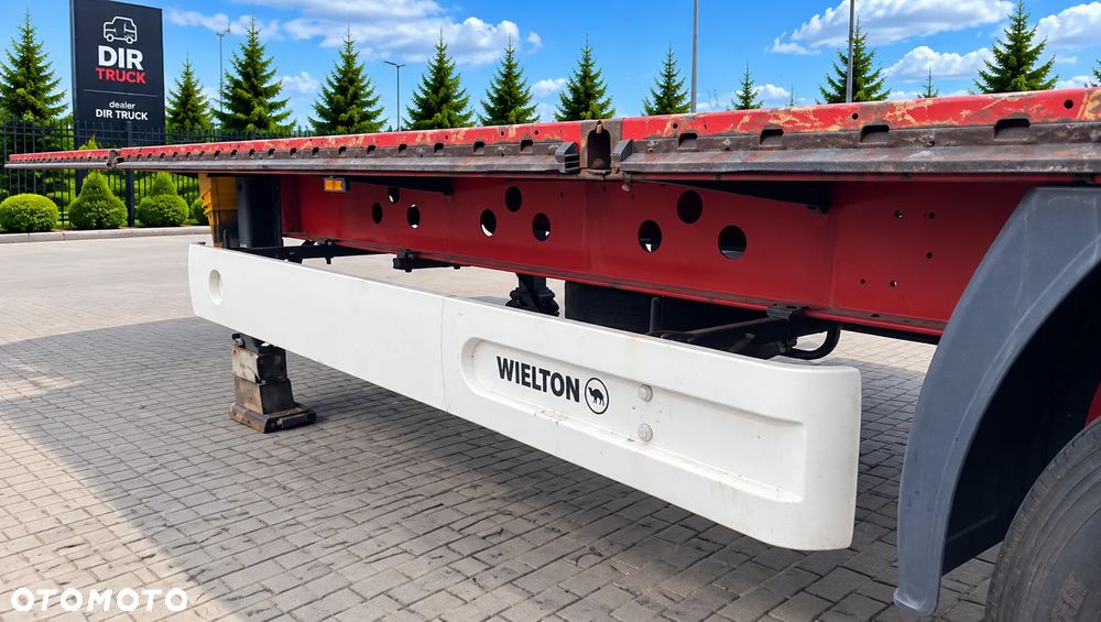 Wielton NS3K NACZEPA CIĘŻAROWA PLATFORMA, OSIE SAF- TARCZA, Mocna Podłoga, 2014 rok - 14