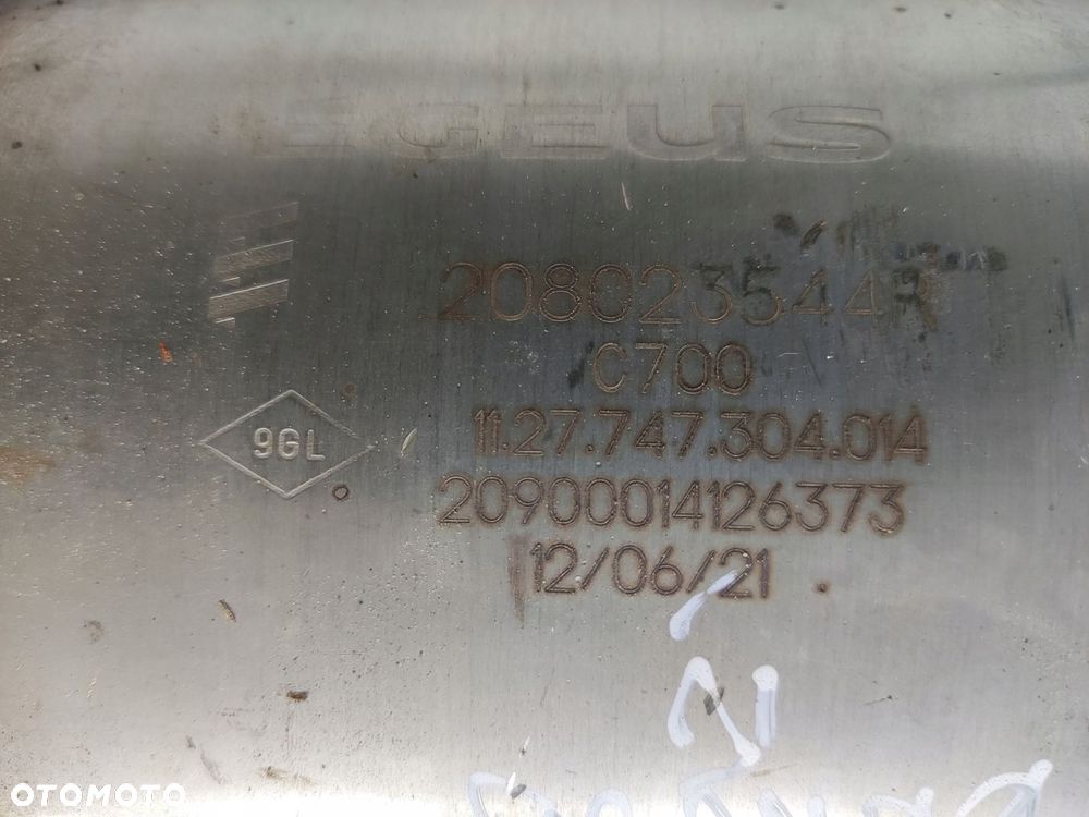 katalizator dpf fap renault kangoo iv 1.5 blue dci 208023544r a3c0197440000 - 4