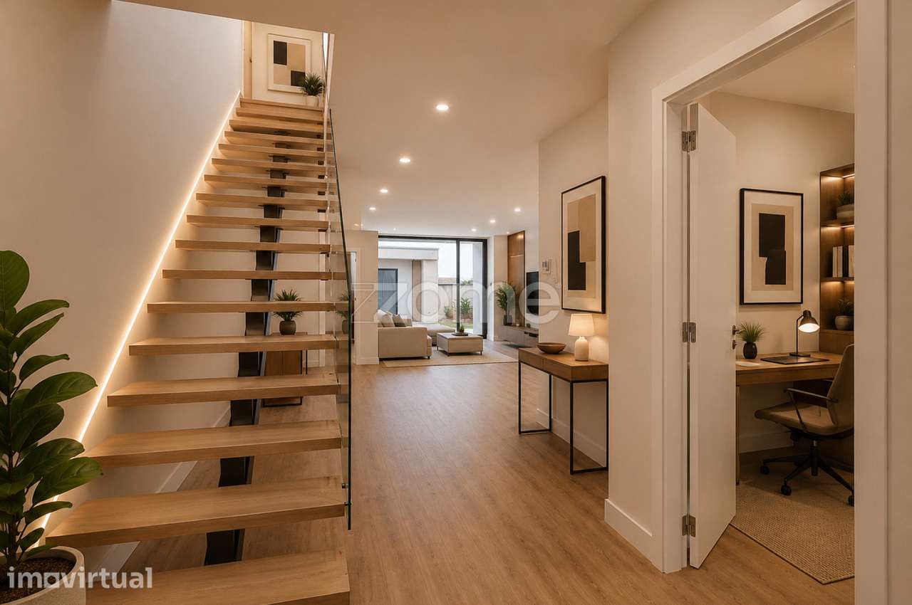 Moradia T4 de arquitetura moderna em Aradas - Grande imagem: 2/20
