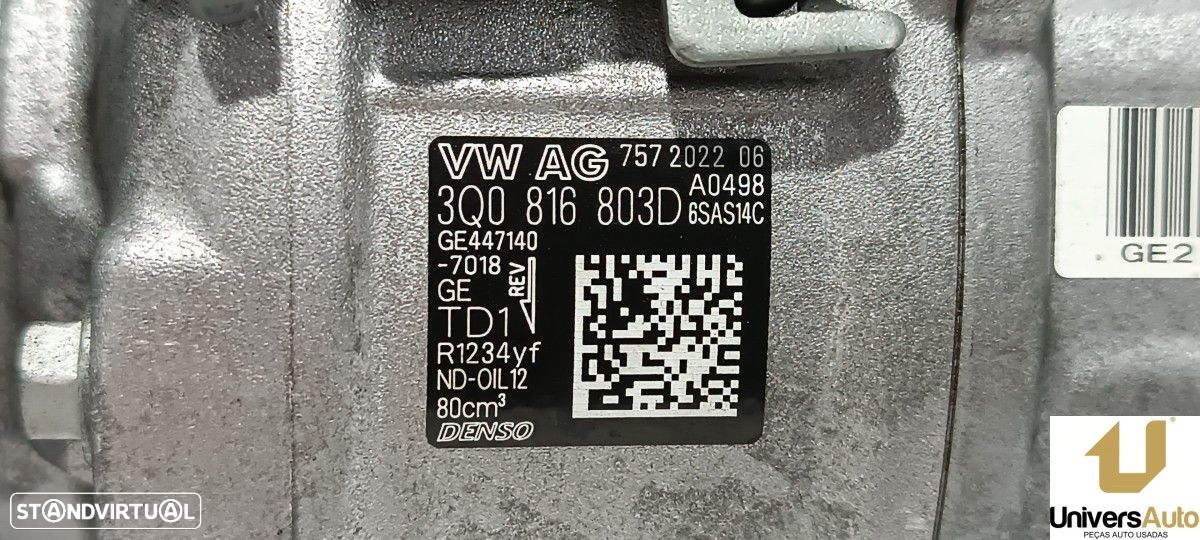 COMPRESSOR DE AR CONDICIONADO AUDI Q3 - 5