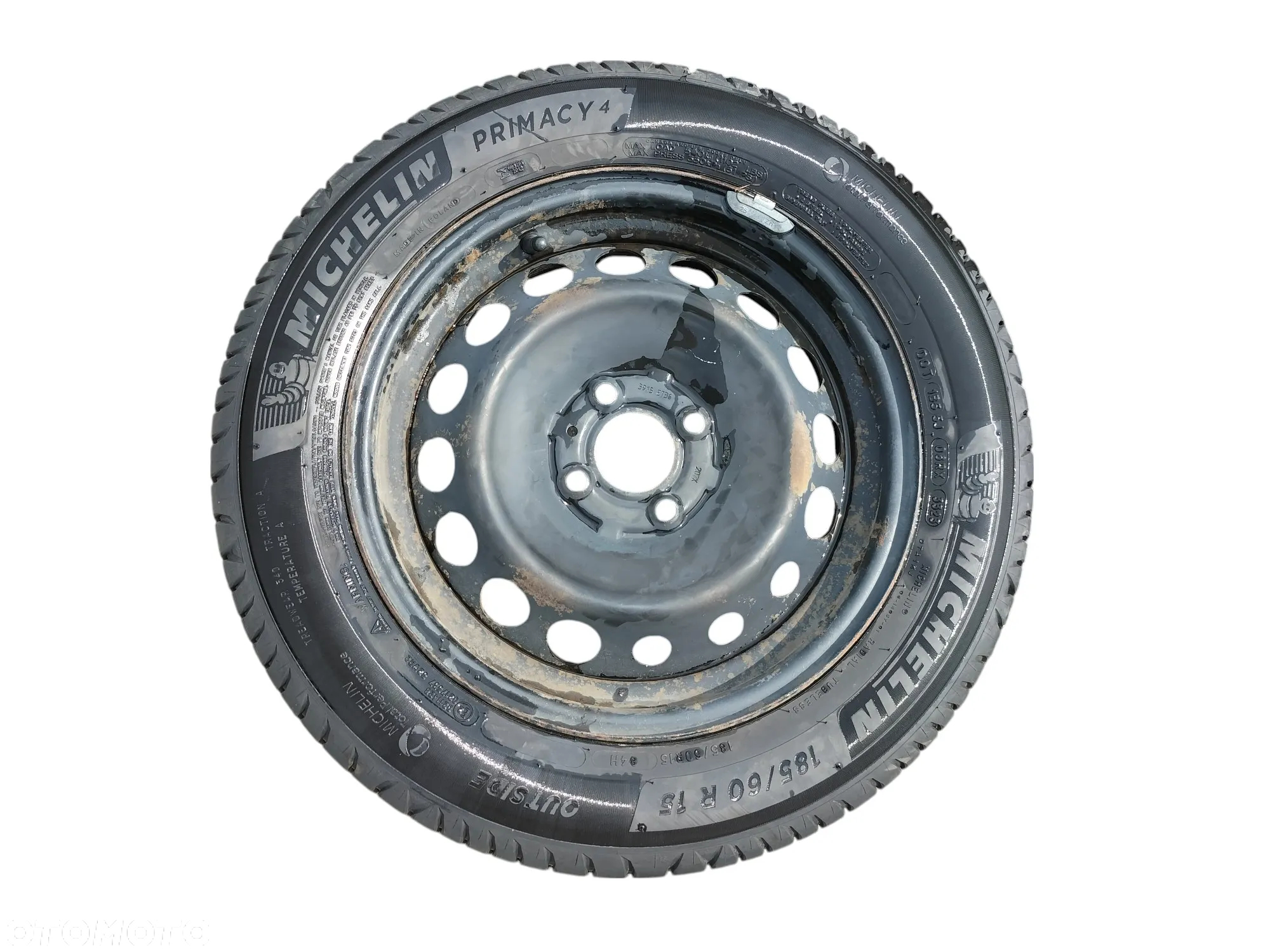 KOŁA FELGI STALOWE OPONY LETNIE 185/60/15  RENAULT TWINGO III  R15   MICHELIN 23r. - 2