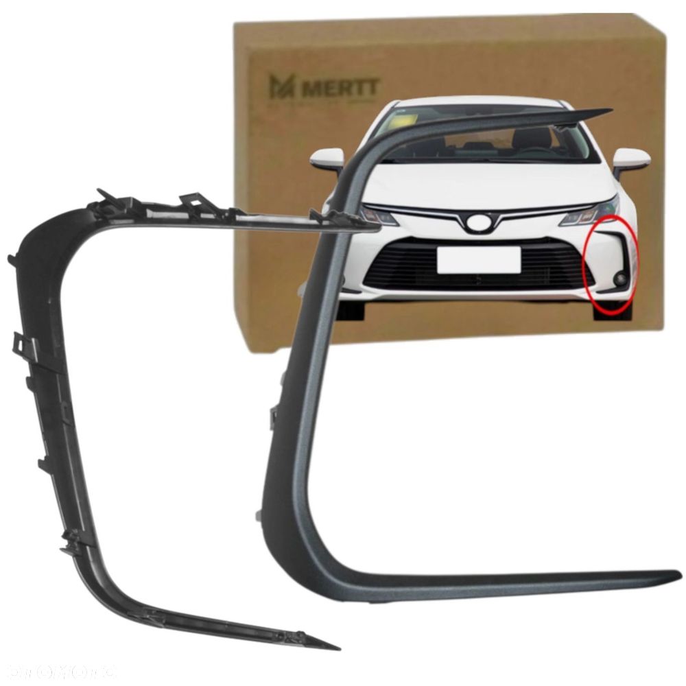 SEDAN LISTWA ZDERZAKA 525125-02490 PRAWA TOYOTA COROLLA E21 2019- - 1