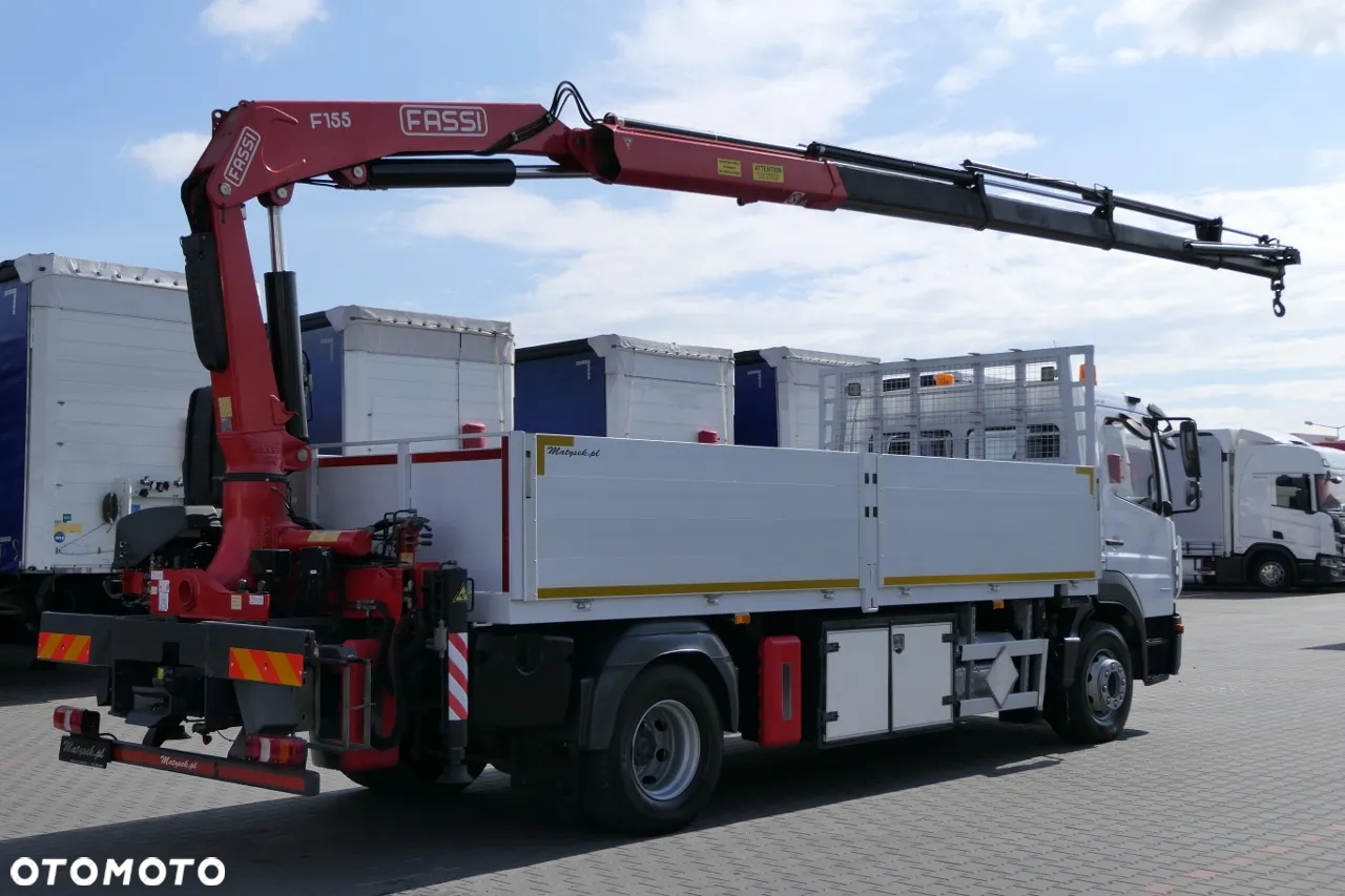 Mercedes-Benz ATEGO / 16 30 / E6 / SKRZYNIOWY + HDS FASSI F 155 / ADR / STEROWANIE RADIOWE - 4