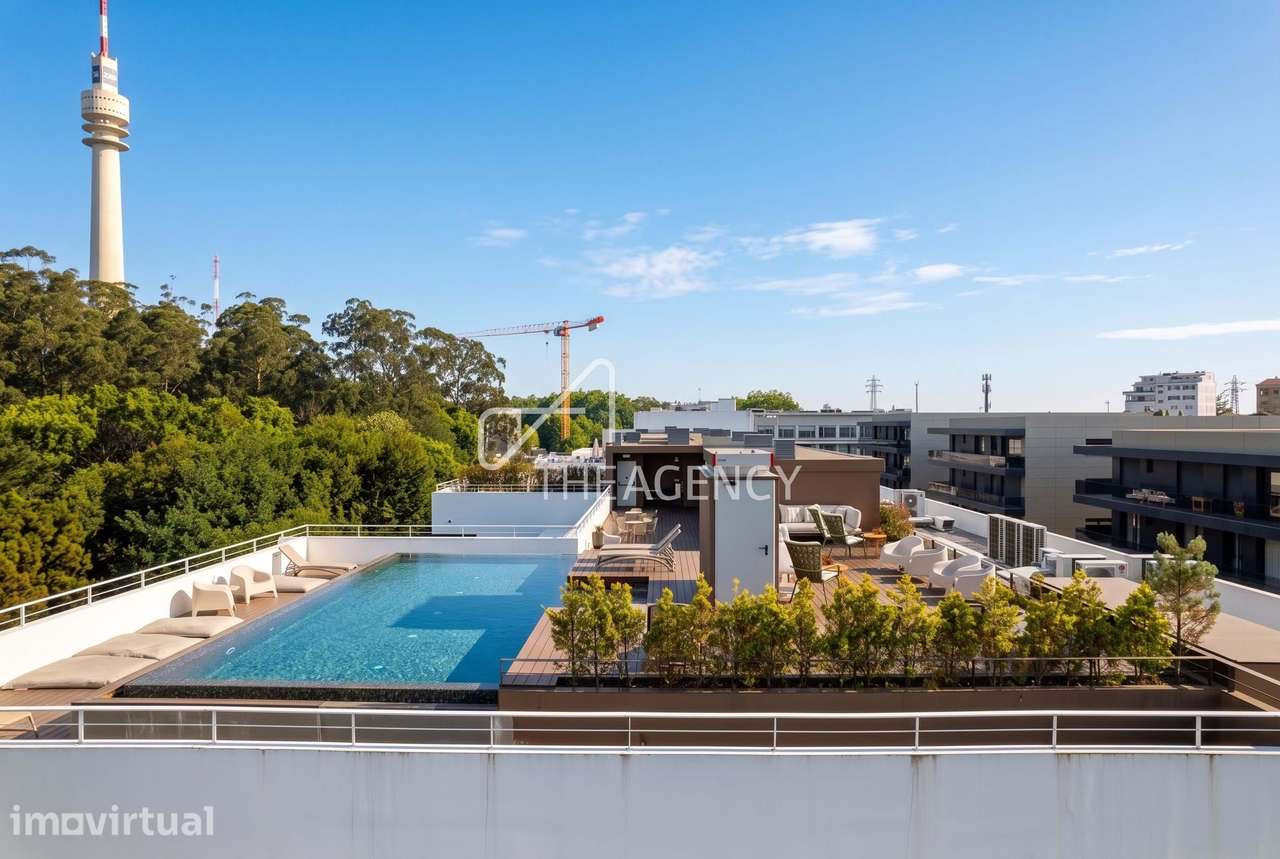 Apartamento novo de 3 quartos com terraço e vista para o parque - Grande imagem: 2/34