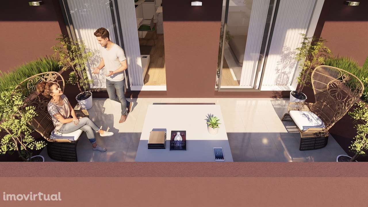 T1 Novo com varanda e garagem Vilar de Paraíso - Grande imagem: 2/40