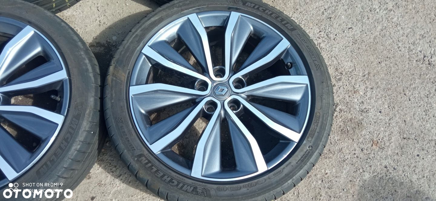 KOŁA FELGI ALUMINIOWE OPONY LETNIE MICHELIN 19 RENAULT KADJAR 225/45/R19 - 3