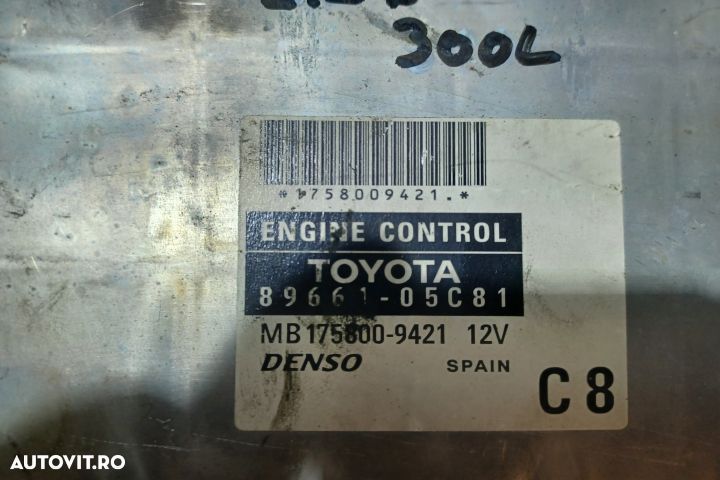Calculator motor ECU 89661-05C81 - 2.2 D 89661-05C81 - 2.2 D Toyota A - 2