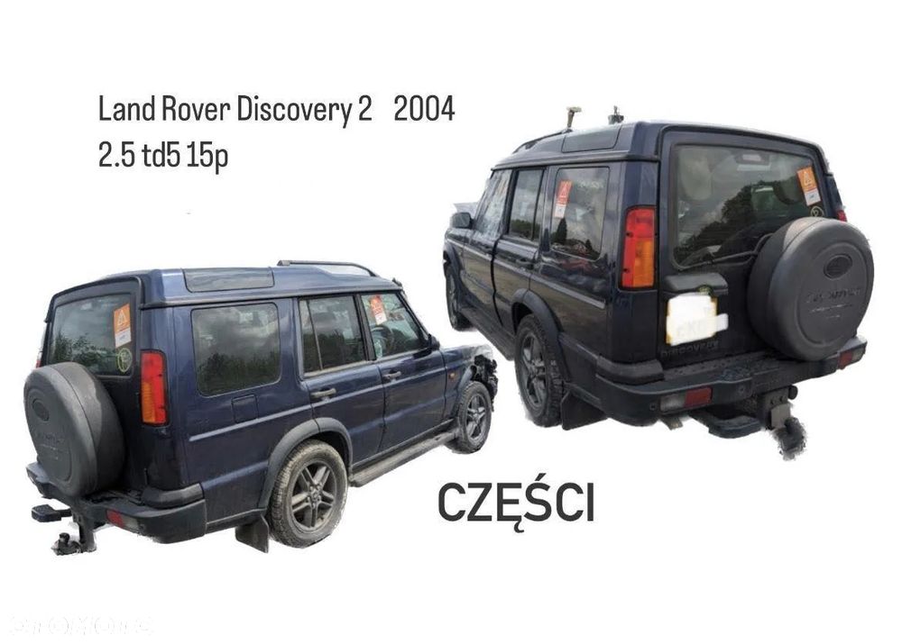 Land rover Discovery II 2 2.5 td5 Maska Zderzak Lampa Błotnik halogen atrapa grill listwa zawiasy chlodnica wentylator - 4