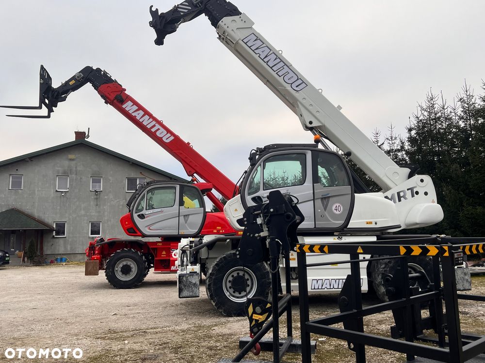 Manitou Ładowarka teleskopowa Manitou Mrt 2150 + Privilage Roto obrotowa 360 Pilot sterowanie radiowe Kosz Widły 2016/17 1840 2550 2540 silnik Mercedes 2150+ Merlo - 14