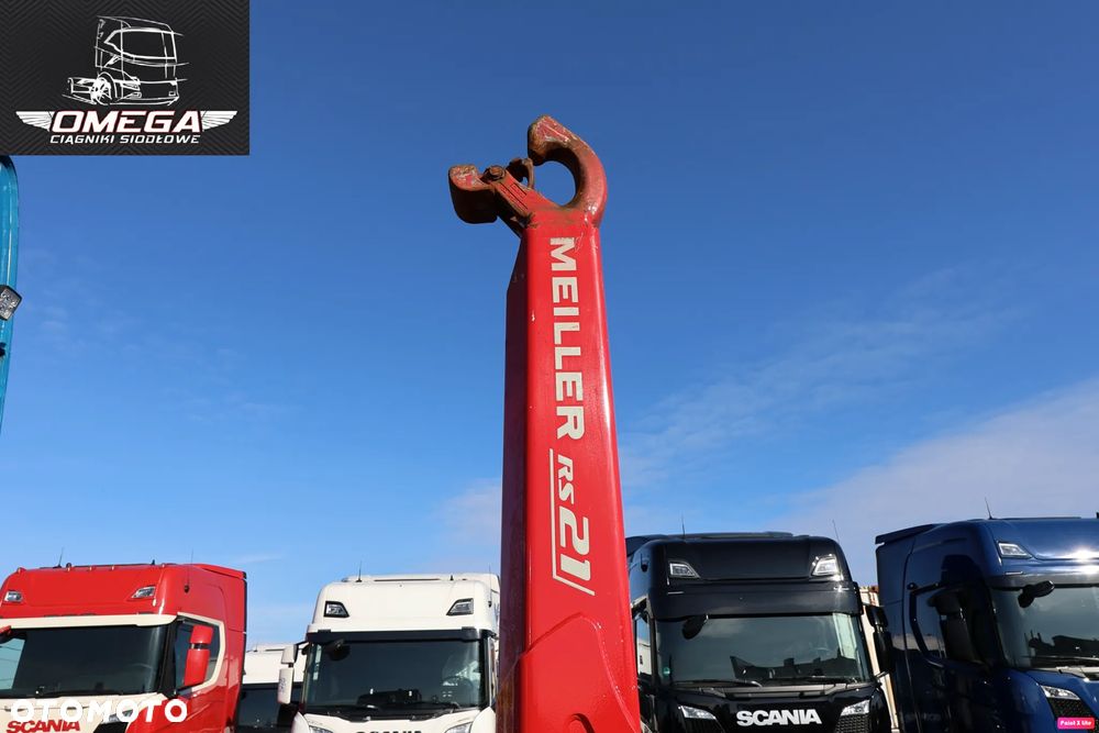 Scania R 450 Hakowiec // Oś skrętna // MEILLER // Klima postojowa / - 16