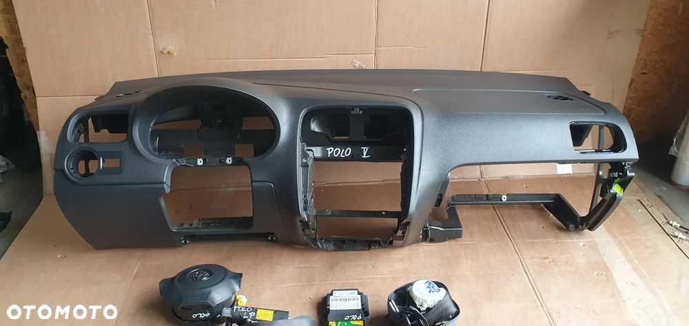 Konsola poduszki pasy AIRBAG sensor zestaw naprawczy VW Polo V 6R - 4