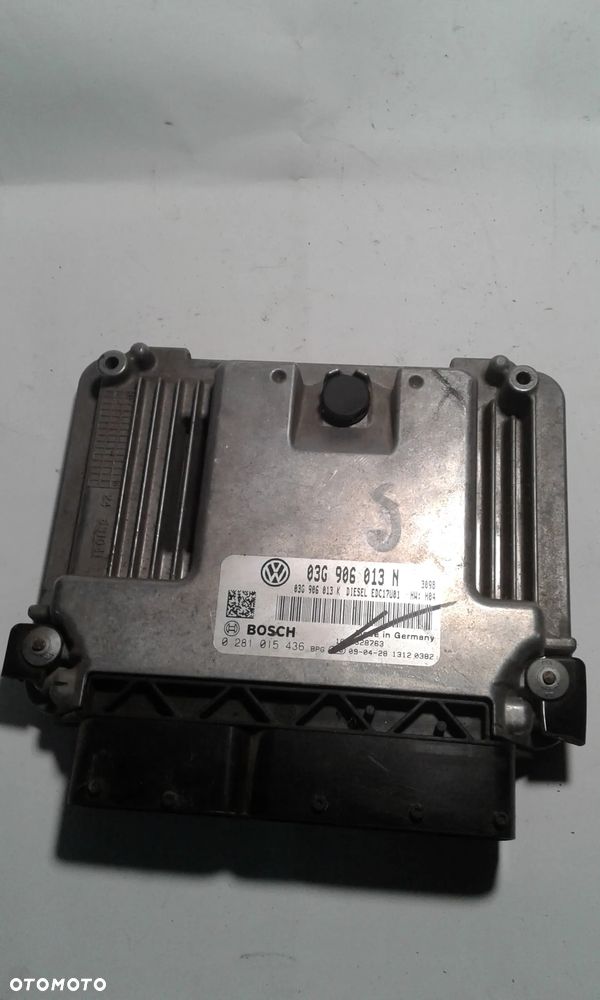 KOMPUTER STEROWNIK SILNIKA SEAT IBIZA IV 1.9 TDI 03G906013N - 1