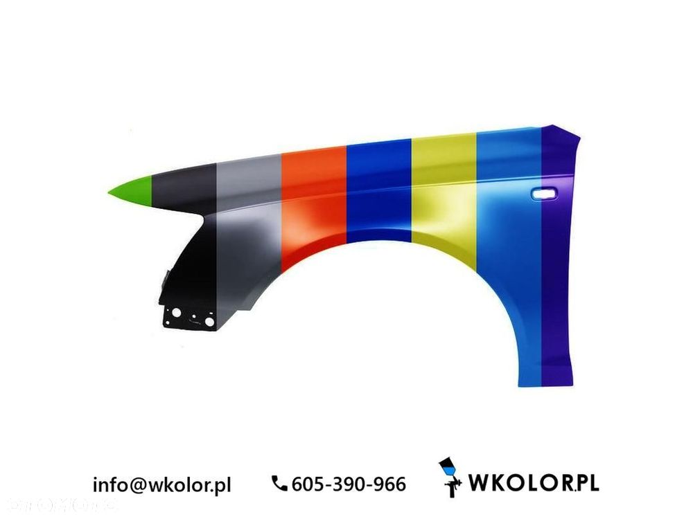 NOWY BŁOTNIK AUDI A6 C6 2006-2008 LAKIEROWANY W KOLOR - 1