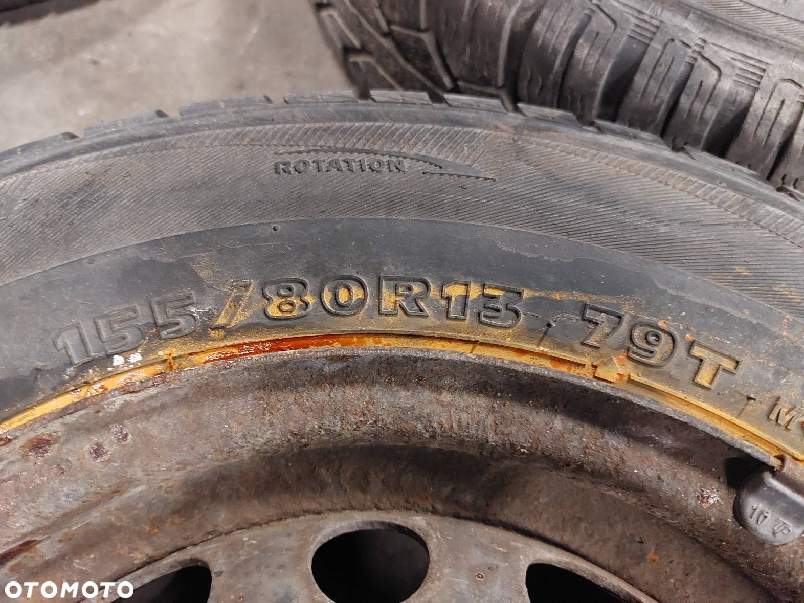OPONY ZIMOWE 4 SZT 155/80R13 2009R HANKOOK ICEBEAR W440 2017R SEMPERIT - 5