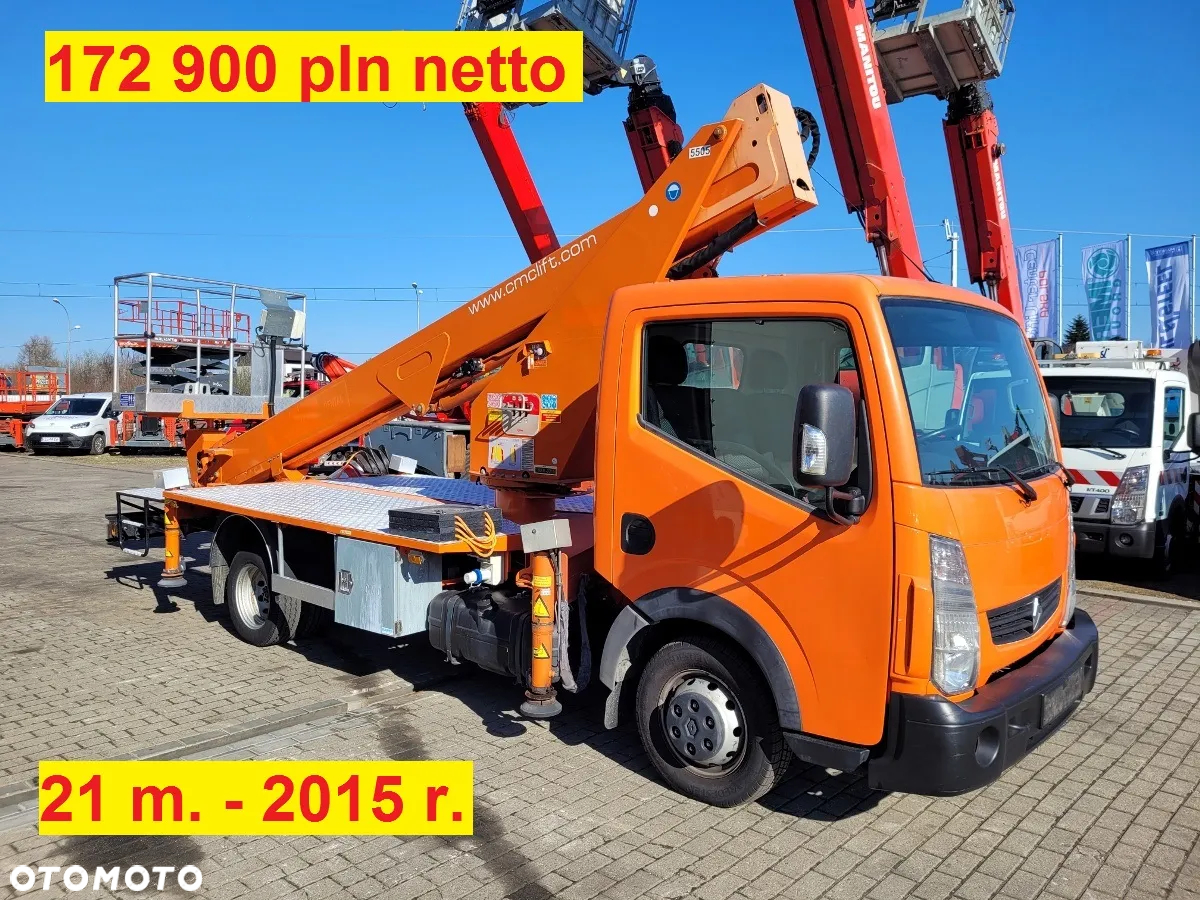 Renault Maxity podnośnik koszowy 26 m 25 m 24 m 22 m 21 m 20 m 18 m - 10