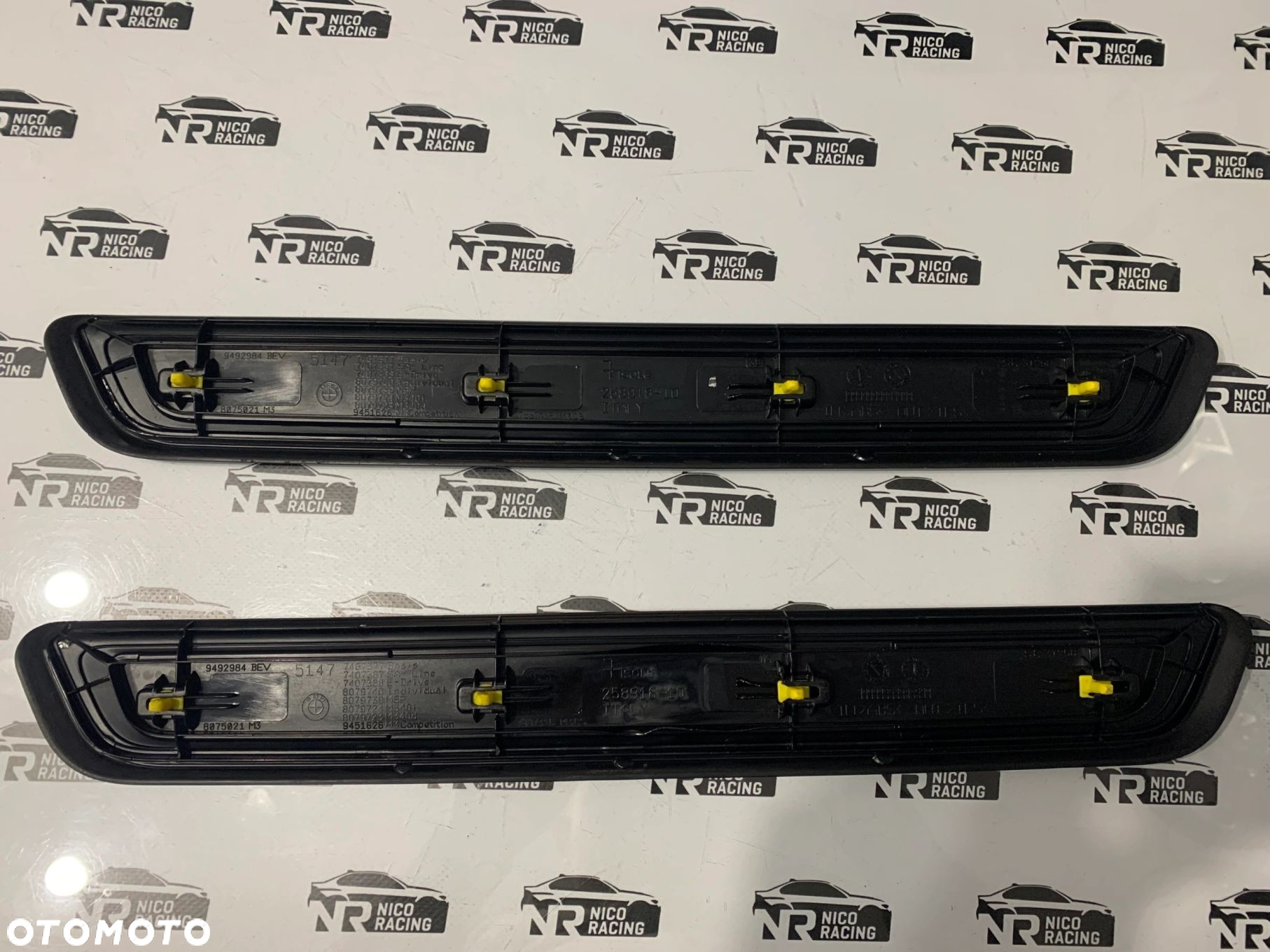 LISTWY NAKŁADKI PROGOWE PRZÓD KOMPLET BMW M3 G80 G81 8075021 - 6