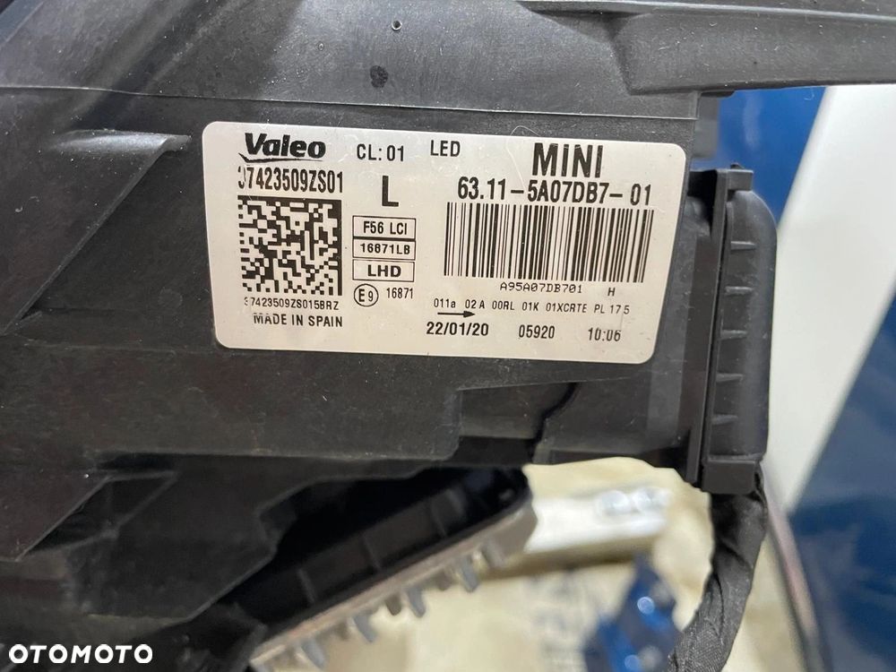 PRZÓD MASKA BŁOTNIKI PAS CHŁODNICE MINI COOPER F55 F56 F57 COOPER S - 13