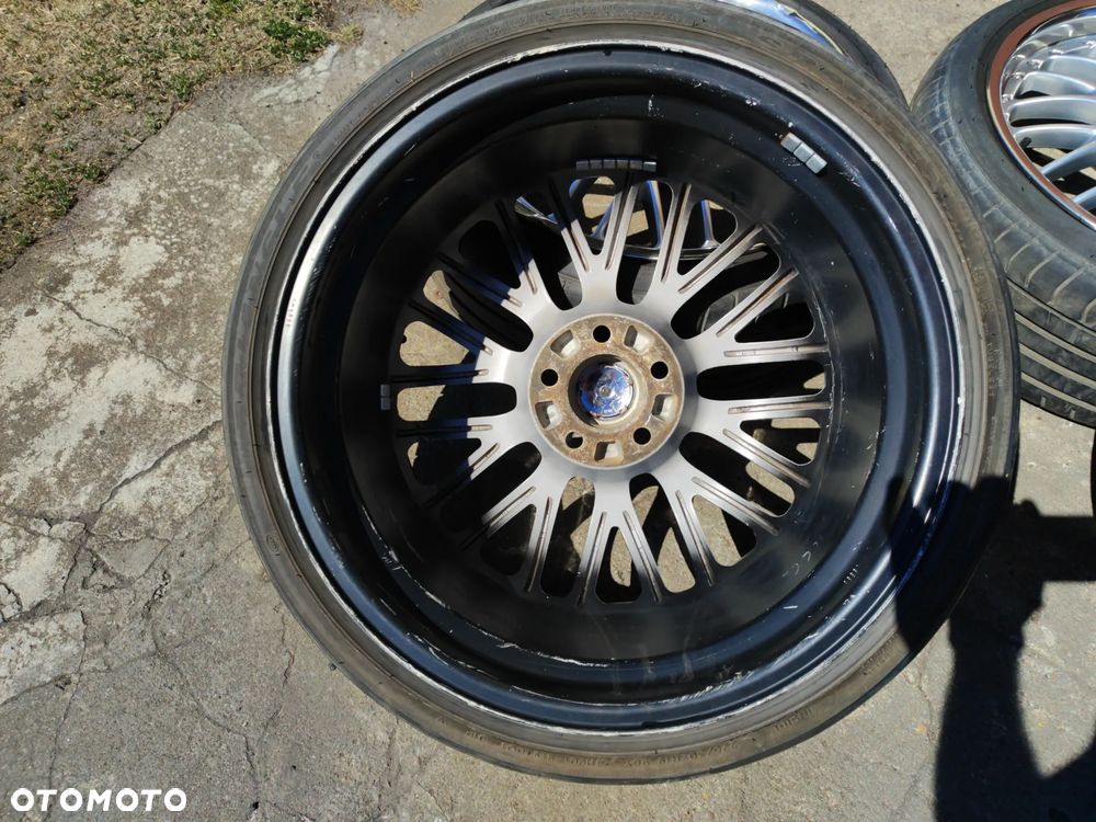 Alufelgi 19" Larzon Panamera 5x112 dwie szerokości 8.5" 9.5" chromowany rant Audi BMW Mercedes Volkswagen Skoda Seat 245/35/19 275/30/19 - 10