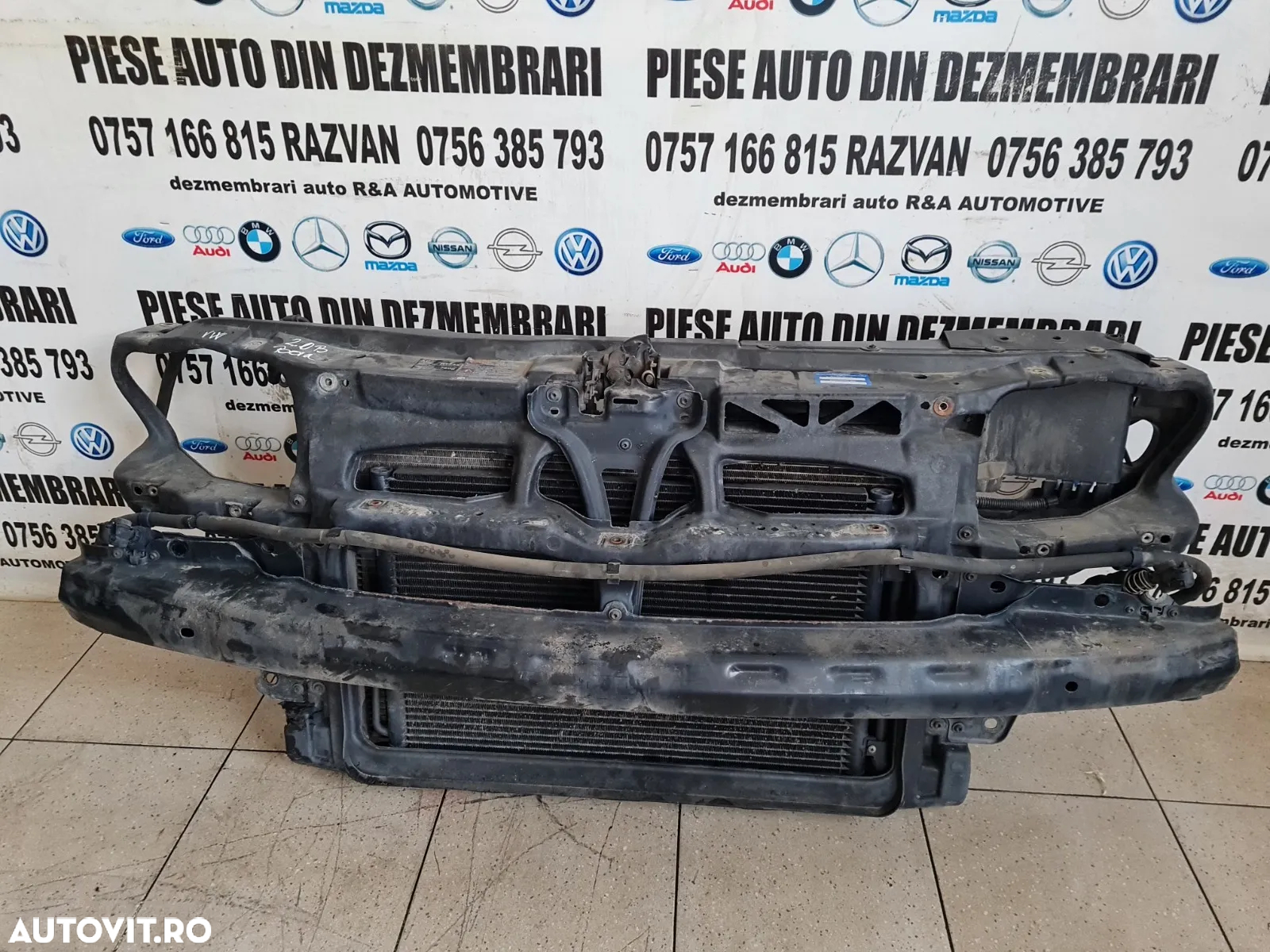 Trager Calandru Fata Complect Vw Bora 2.0 Benzina Radiator Termocupla Armatura Vw Bora - Dezmembrar - 2