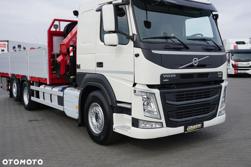 Volvo FM / 500 / 6 X 2 / SKRZYNIOWY + HDS / HMF 3220 K7 / WYS. 18,9 M / OŚ SKRĘTNA - 22