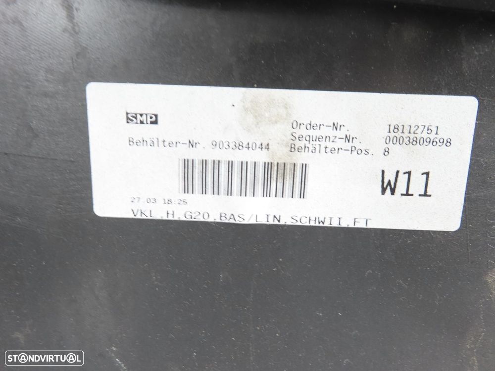 Parachoques Sport Traseiro Usado / Original BMW 3 (G20) 51128493938/7427998 - 9